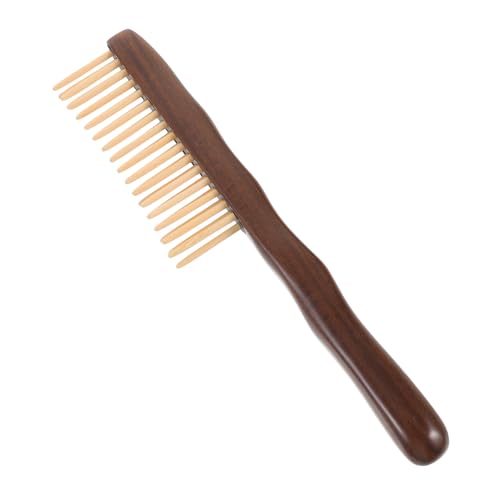Veemoon 1Stück Holzkamm aus Grünem Sandelholz Doppelte Zahnlänge Tragbarer Kamm für Damen und Mädchen Sanfte Kopfhautmassage für Feines und Lockiges Haar Veemoon 1Stück Holzkamm aus Grünem Sandelholz Doppelte Zahnlänge Tragbarer Kamm für Damen und Mädchen Sanfte Kopfhautmassage für Feines und Lockiges Haar von Veemoon