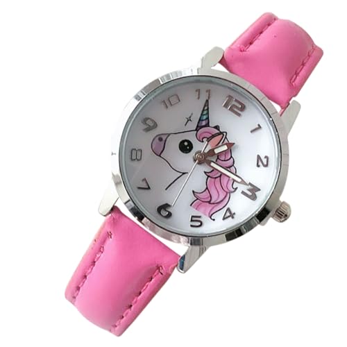 Veemoon Lässige Kinderuhr für Mädchen Quarzuhr Ergonomisches Design Anpassbare Armbanduhr für Schule und Freizeit von Veemoon
