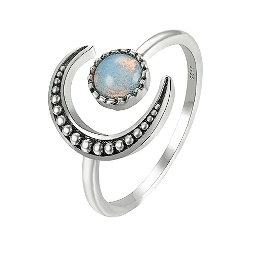 Veemoon Ring Damen Schmuckstück Adjustable Finger Schmuck Für Party Tanzen Für Freundin Geburtstag Hochzeit von Veemoon