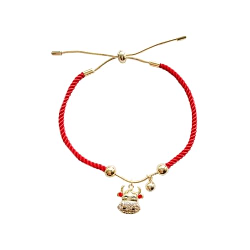Veemoon 1Stück Kreatives Zartes Armband Hochwertigem Material Glücksarmband für Damen Geburtsjahr für Jahr zu Festlichen Outfits Veemoon 1Stück Kreatives Zartes Armband Hochwertigem Material Glücksarmband für Damen Geburtsjahr für Jahr zu Festlichen Outfits von Veemoon