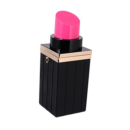 Veemoon Lippenstift Clutch Tasche für Damen Transparente Acryltasche Schultertasche für Dinnerpartys Multifunktionale Kettentasche Elegantes Design von Veemoon