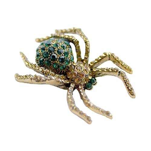 Veemoon Spinne Brosche Strass Design Pin Tier Brosche Hochzeit Party Accessoire Schmuck von Veemoon
