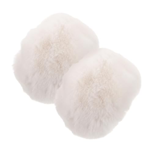 Veemoon Fellarmstulpen Für Flauschige Kunstpelz-stulpen Weiße Winter-armbänder Fleece-armbeschläge Pelzarmstulpen Für Jungen Und Mädchen Armstulpen Umarmen von Veemoon