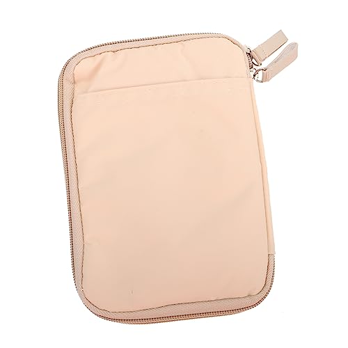 Veemoon 1stk Handytasche Münzbeutel Nützliche Antiblockieraufkleber Band Ersatz Ecktunnelratte Automatisch Geldbörse Platte Airless-pumpflaschen Auf Reisen Karten Tasche Sperre Nylon Beige von Veemoon