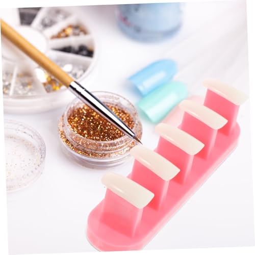 Veemoon 2 Boxen Nagel Trainingsständer Nail Display Rack mit Nagelspitzen pro Box für Nail Art Übung und Präsentation Geeignet für Frauen und Nagelstudio Praktische Veemoon 2 Boxen Nagel Trainingsständer Nail Display Rack mit Nagelspitzen pro Box für Nail Art Übung und Präsentation Geeignet für Frauen und Nagelstudio Praktische von Veemoon