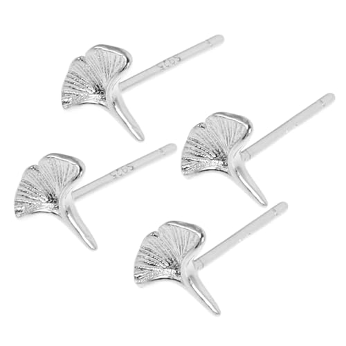 Veemoon 2paare Ginkgo-ohrringe Baumelnd Fächer-ohrringe Für Herbst Aus Sterlingsilber Für Geburtstag Party-schmuck von Veemoon