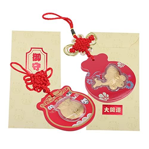 Veemoon 2sätze Kreative Rote Umschläge Für Chinesisches Neujahr Umweltfreundliches Material Für Mit Glücksbringern Für Feste Und Feiern von Veemoon