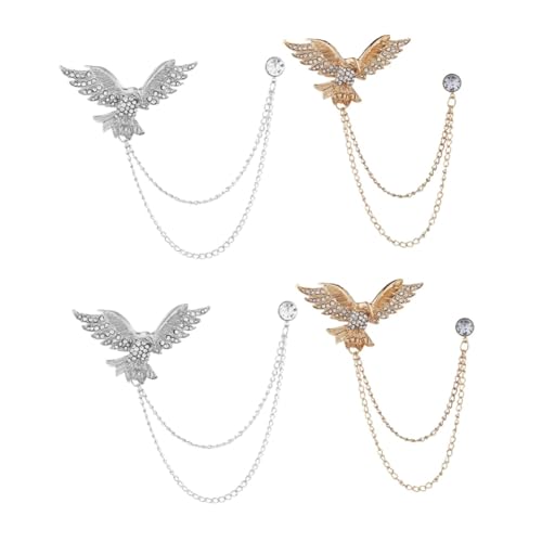 Veemoon 2 Sätze Adler Brosche Tier Brosche Schmuck Quaste Brosche Vogel Brosche Revers Kragennadel Kettenbrosche Strass Brosche Herren Pullover Brosche 2 Stücke * 2 Veemoon 2 Sätze Adler Brosche Tier Brosche Schmuck Quaste Brosche Vogel Brosche Revers Kragennadel Kettenbrosche Strass Brosche Herren Pullover Brosche 2 Stücke * 2 von Veemoon
