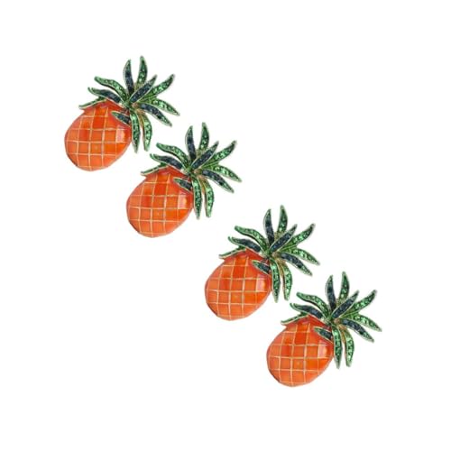Veemoon 4stücke Ananas Brosche Für Und Mädchen Vielseitige Brosche Für Kleider Taschen Hüte Und Für Hochzeiten Und Partys von Veemoon