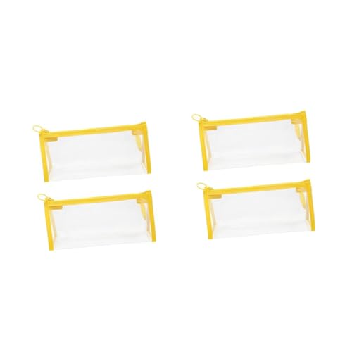 Veemoon 4stücke Transparente Kosmetik Und Stifteköcher Vielseitige Aufbewahrungstaschen Zufälligen Farben Für Schule Büro Und Reisen von Veemoon