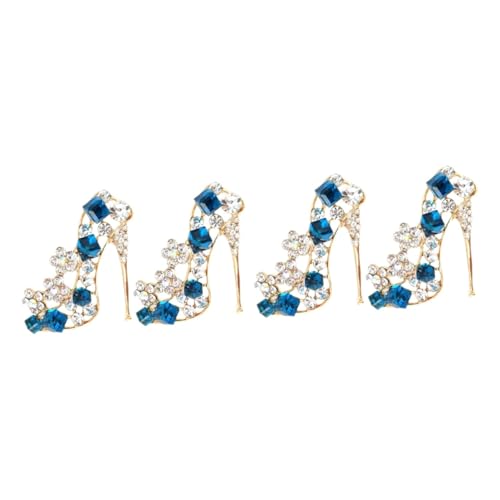 Veemoon 2 Sätze Kristall High Heels Abzeichen Strass Broschen Und Anstecknadeln Für Damen Große Brosche In Verschiedenen Farben Statement Brosche Kleine Broschen High 2 Stück * 2 von Veemoon