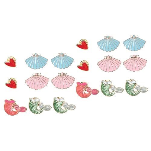 Veemoon 2 Sätze Teiliges Cartoon Brosche Für Frauen Kreative Niedliche Anstecker Vielseitig Einsetzbar Für Kleidung Hüte Taschen Anlässe Wie Valentinstag Geburtstage 9 Stück * 2 von Veemoon