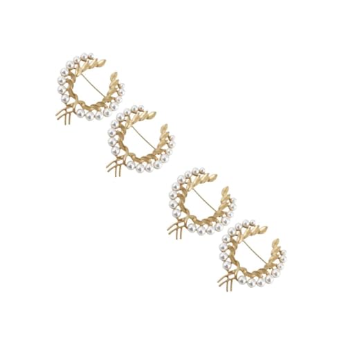Veemoon 2 Sätze Teiliges Imitation Pearl Broschen Weizenform Anstecknadeln Für Frauen Accessoires Für Hochzeiten Partys Weihnachten 2 Stücke * 2 von Veemoon
