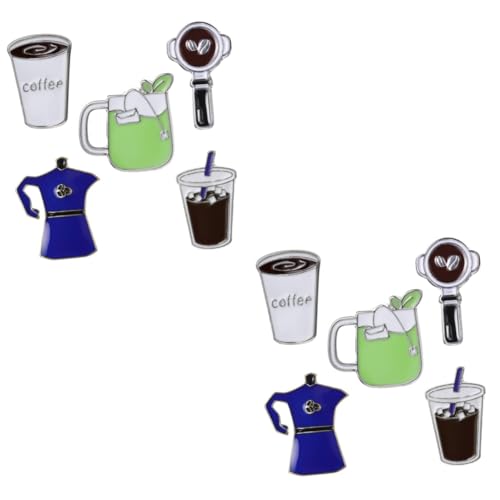 Veemoon 2 Sätze Teiliges Maschinen Broschen Stilvolle Anstecknadeln Für Kleidung Rucksack Hüte Kreatives Design Für Einzigartige 5 Stück * 2 von Veemoon