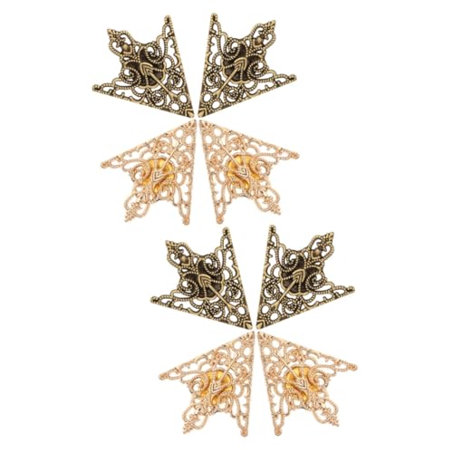Veemoon 2 Sätze Teiliges Vintage Broschennadel Retro Hollow Muster Für Hemdkragen Stilvolle Kleidungsdekoration Eleganter Kragenclip Für Hochzeiten Partys 4 Stück * 2 von Veemoon