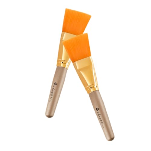 Veemoon 2 Stck Pinsel Weiche Gesichtsmaske Bürste für Gleichmäßiges Auftragen von Masken Waschbar und Wiederverwendbar Kosmetikwerkzeug für Zuhause und Professionelle Anwendung von Veemoon