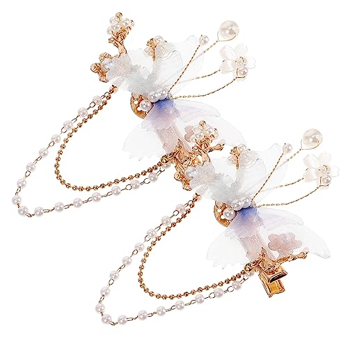 Veemoon 2 Stck Schmetterlings Haarspangen Damen Leicht Haarklammern für Mädchen Party Hochzeit Alltag Frisuren Accessoires von Veemoon