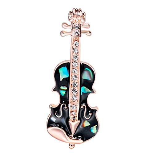 Veemoon 2 Stck. Violine Brosche Pin Retro Emaille Violin Anstecknadel für Kleidung Taschen Elegantes für Besondere Anlässe Wie Hochzeiten Geburtstage Jubiläen Kreative Stilvolle von Veemoon