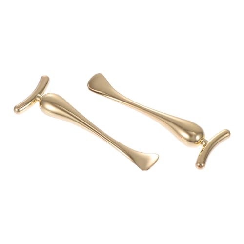 Veemoon 2 Stück Augencreme Massage Löffel Zinklegierung Anti Aging Hautpflege Werkzeuge für Effiziente Anwendung für Augencreme Glatte Oberfläche für Augenpflege von Veemoon