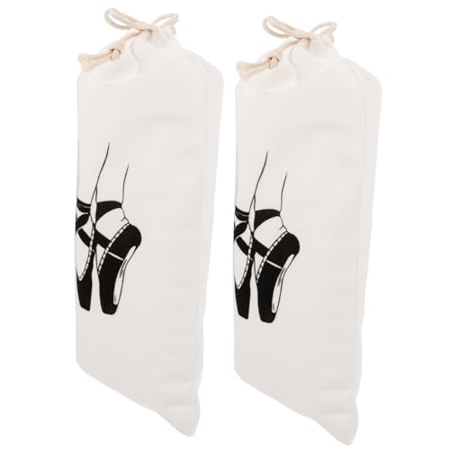 Veemoon 2stücke Ballett-tanztasche Für Mädchen Mit Kordelzug Tasche Für Ballettschuhe Und Tanzkleidung Robuste Beutel Für Fitnessstudio Balletttraining Und Kurztrips von Veemoon