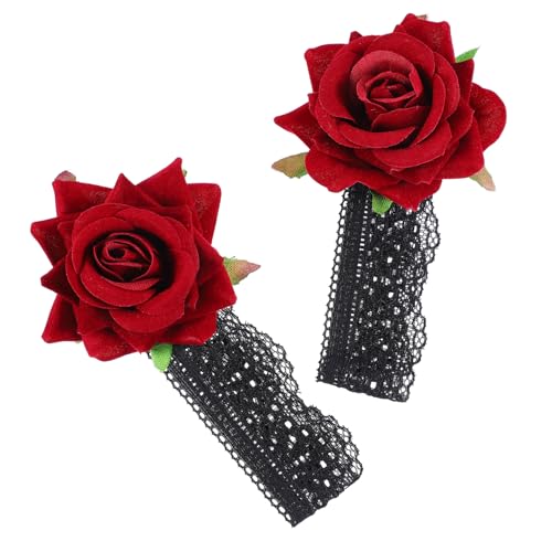 Veemoon 2stücke Schwarze Spitzen-armbänder Für Frauen Elastische Armdekoration Modisches Arm-accessoire Für Hochzeiten Und Besondere Anlässe Veemoon 2stücke Schwarze Spitzen-armbänder Für Frauen Elastische Armdekoration Modisches Arm-accessoire Für Hochzeiten Und Besondere Anlässe von Veemoon