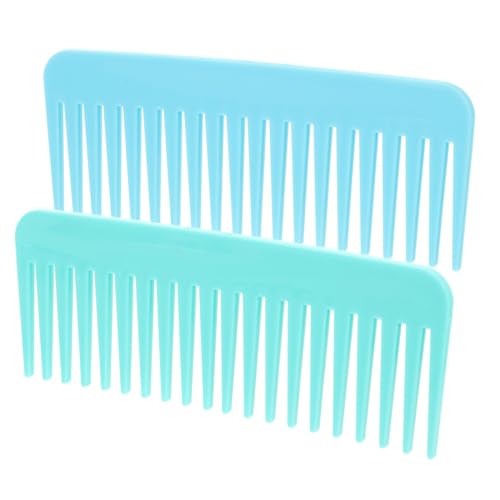 Veemoon 2 Stück Breiter Anti verhedder kamm Frauen Rutschfest Hautfreundlich Leicht und Tragbar Sanfte Kopfhautmassage Geeignet für Nasses und Trockenes Haar Glättet und Entwirrt Haare zu von Veemoon