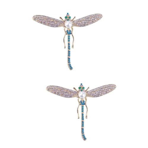 Veemoon 2 Stück Diamant Eingelegte Perlenbrosche Einzigartige Broschen Für Frauen Broschennadeln Für Frauen Strass Anstecknadel Damenkleidung Anstecknadel Schal Brosche Brosche von Veemoon