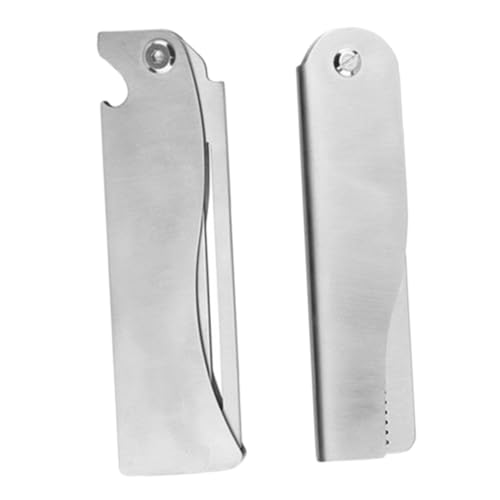 Veemoon 2 Stück Faltbarer Herren Haarkamm Teiliges Tragbares Reise Kamm aus für Haar und Bartstyling Klappbar Kompakt und für Müheloses Frisieren von Veemoon