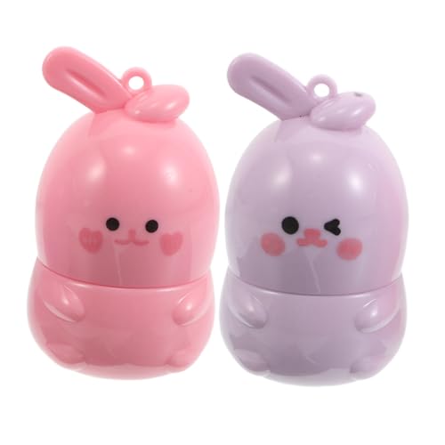 Veemoon 2stücke Farbwechsel Lippenstift Feuchtigkeitsspendend Mit Hasen-design Für Frauen Als Pflegender Lipgloss Und Farbverändernder Lippenstift Für Täglichen Gebrauch von Veemoon