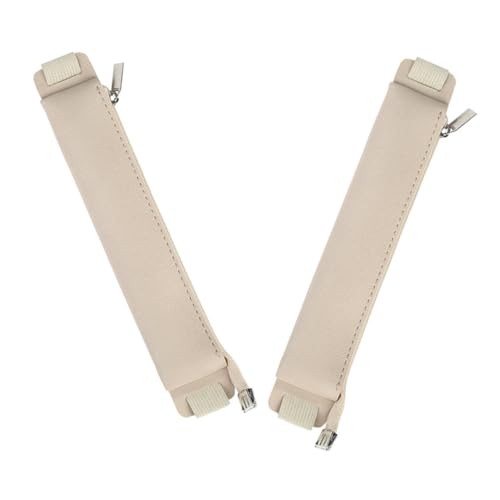 Veemoon 2stücke Elastisches Federmäppchen Mit Stifthalter Für Notizbuch Tagebuch Und Planer Praktischer Stift-Organizer Für Schule Büro Und Reisen Cremefarben von Veemoon