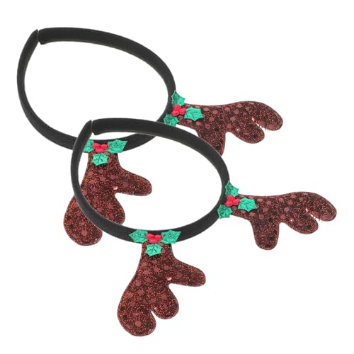 Veemoon 2stücke Reindeer Antler Headband Für Weihnachten Festliche Haarreifen Für Damen Als Cosplay-accessoire Fotorequisiten Und Party-dekoration von Veemoon