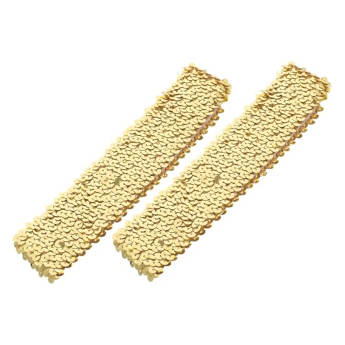 Veemoon 2stücke Pailletten-glitzer-stirnband Für Damen Modisches Stirnband Elastische Sport-haarbänder Für Laufen Und Yoga Rutschfestes Haar-accessoire von Veemoon