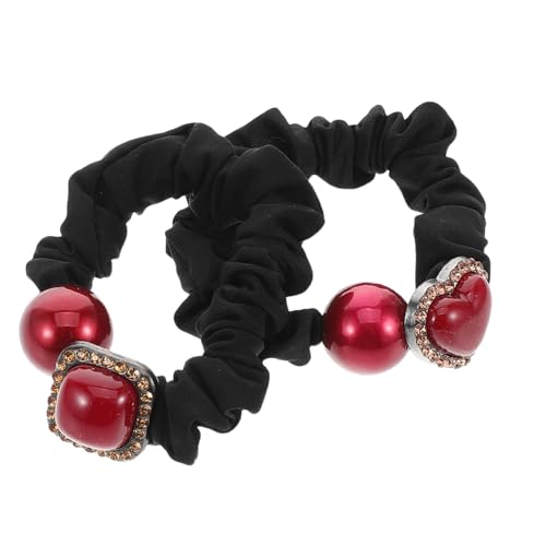 Veemoon 2 Stück Haargummis Herzform und für und Mädchen Elastische Haarschmuck für Pferdeschwanz und Dutt zum Valentinstag Rot Veemoon 2 Stück Haargummis Herzform und für und Mädchen Elastische Haarschmuck für Pferdeschwanz und Dutt zum Valentinstag Rot von Veemoon