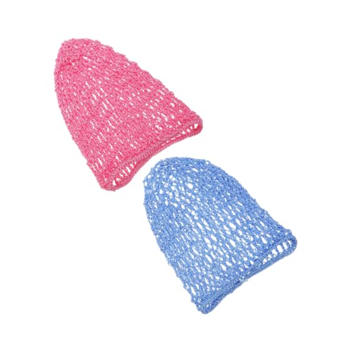 Veemoon 2stücke Gehäkeltes Haarnetz Zum Schlafen Für Frauen Netz-haarwickel Haarabdeckung Gehäkelte Schlafkappe Geeignet Für Langes Haar Atmungsaktiv Und Komfortabel von Veemoon