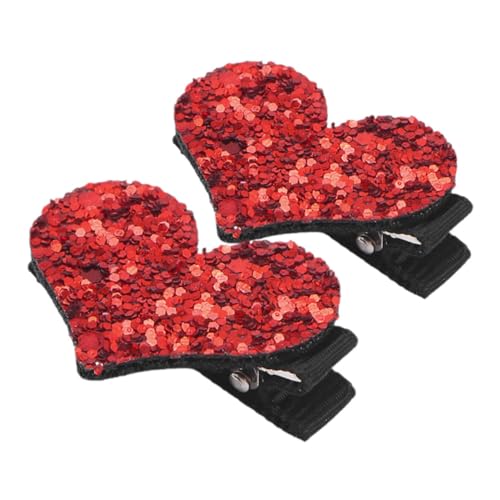 Veemoon 2 Stück Herzförmige Glitzer Haarspangen für Mädchen Funkelnde Pailletten Haarclips Süße Haaraccessoires für Valentinstag Hochzeiten und Partys Veemoon 2 Stück Herzförmige Glitzer Haarspangen für Mädchen Funkelnde Pailletten Haarclips Süße Haaraccessoires für Valentinstag Hochzeiten und Partys von Veemoon