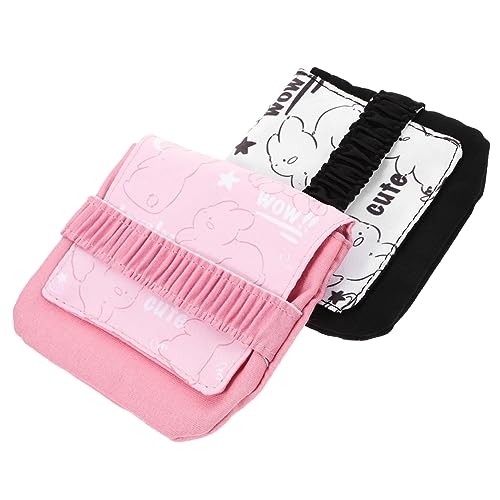 Veemoon 2 Stück Hygienebeutel für Damen Praktische Aufbewahrungstaschen für Binden und und Unauffällig für Reisen und Alltag Geeignet für Teenager und von Veemoon