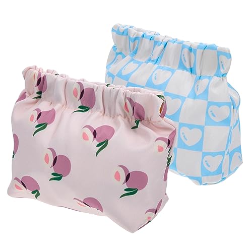 Veemoon 2stücke Kleine Make-up Tasche Lippenstift Organizer Kosmetiktasche Mit Reißverschluss Für Reise Und Alltag Schminktasche Pouch Für Damen Und Mädchen von Veemoon