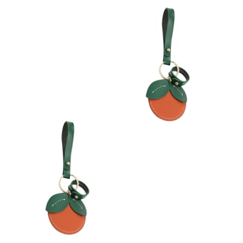 Veemoon 2 Stück Kreativer Schlüsselanhänger PU Modisches Anhänger für Schlüssel Taschen Robustes Langlebiges Design Praktische Verwendung mit Aufhängering Einzigartiges Accessoire für von Veemoon