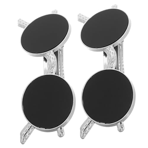 Veemoon 2 Stück Lustige Schwarze Sonnenbrillen Haarspangen Federleichte Frühlingsklammern für Damen und Mädchen Vielseitige Haarschmuck Klammern Geeignet für Haarlängen Trendiges Styling von Veemoon