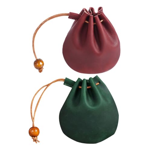 Veemoon 2stücke Kleine Münze Geldbörse Geldbörsen Brieftasche Brieftasche Beutel Kleine Schmuck Taschen Geldbörsen Beutel Schmuck Reisetasche Münze Schlüsselbund Gürtel Tasche von Veemoon