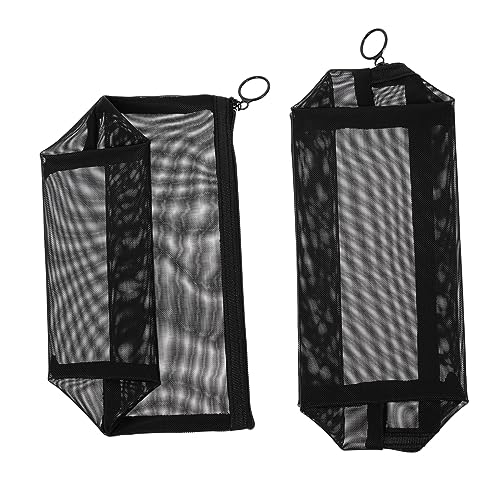 Veemoon 2 Stück Reise Kosmetiktasche Große Kapazität Durchsichtiger Netzorganizer für Toilettenartikel Tragbare Aufbewahrung für Männer Make Up und Reiseaccessoires von Veemoon