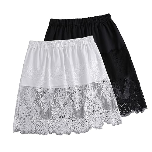 Veemoon Modischer Lagenrock Tüll Unter Rock Shorts Abnehmbare Fake von Veemoon