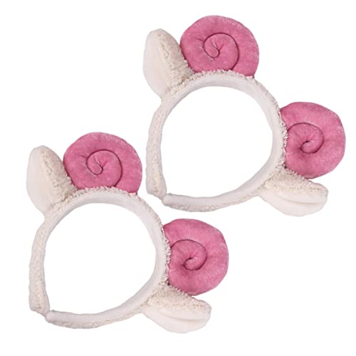 Veemoon 2 Stück Schaf Ohren Horn Haarband für Damen Cosplay Haaraccessoires für Partys und Foto Shootings Niedliches Design für Festliche Anlässe Veemoon 2 Stück Schaf Ohren Horn Haarband für Damen Cosplay Haaraccessoires für Partys und Foto Shootings Niedliches Design für Festliche Anlässe von Veemoon