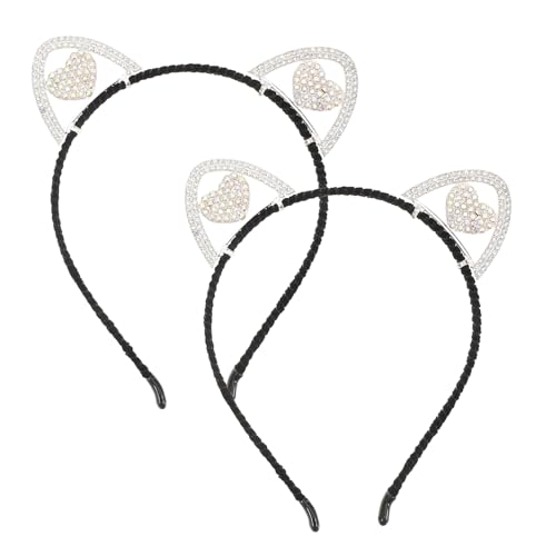 Veemoon 2stücke Strass Stirnbänder Für Damen Kopfschmuck Haarband Party Hochzeit Geburtstag Accessoires Für Frauen Und Mädchen von Veemoon