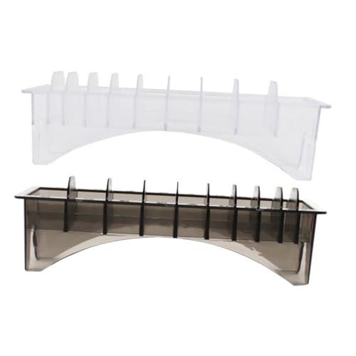 Veemoon 2stücke Limit Comb Organizer Aufbewahrungsbox Für Haarschneider Und Friseurwerkzeuge Transparentes Design Für Salon Heimgebrauch Praktische Organizer-Box Für Friseurzimmer Und von Veemoon