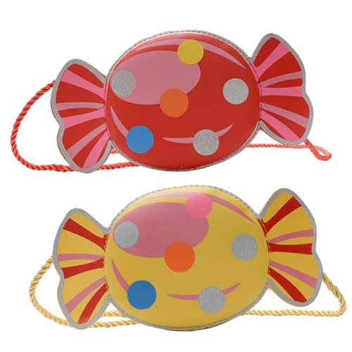 Veemoon 2stücke Bonbonförmige Taschen Vielseitige Taschen Robustes Material Leicht Zu Tragen Design Für Einkaufen Passend Zu Kleidung Schöne Geschenktasche von Veemoon