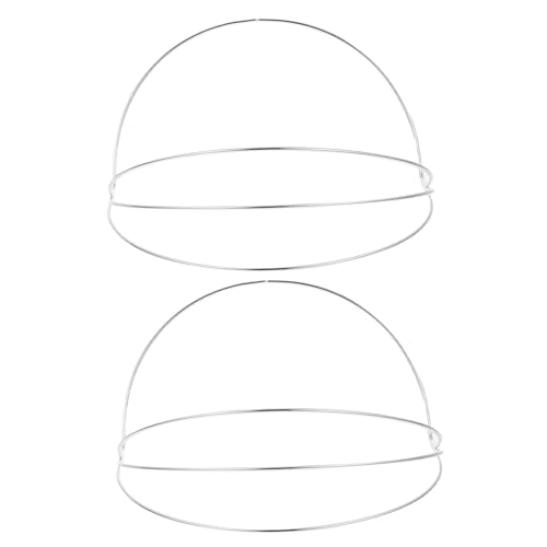 Veemoon 2 Stück Teiliges DIY Kopfschmuck- Stabile Krone Basis aus Langlebigem Material Vielseitiger Haarschmuck für Hochzeit Party Tanz Passend für Mädchen Einfache DIY Haarkrone Rahmen von Veemoon