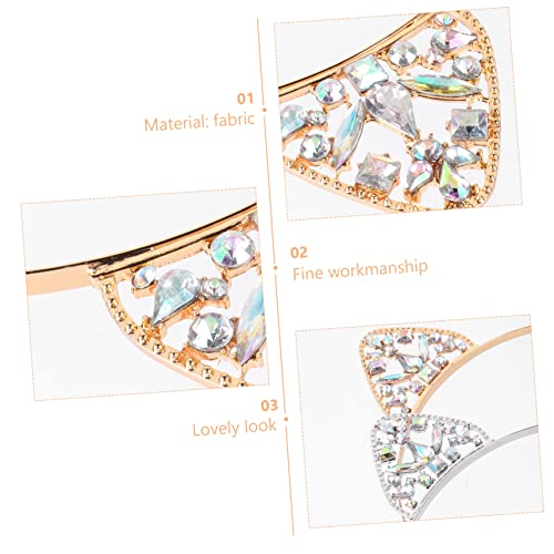 Veemoon 2 Stück Teiliges Katzenohren Haarreif mit Funkelnden Strasssteinen Party Haarband für Damen und Mädchen für Halloween Karneval Cosplay Geburtstag und Festliche Anlässe von Veemoon