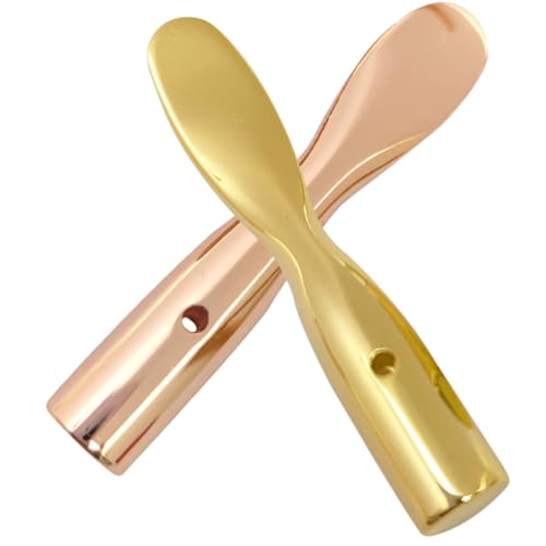 Veemoon 2 Stück Teiliges Kompakter Tragbarer Augencreme löffel aus Metall mit Massagefunktion Stehend Geeignet für Präzises Auftragen und Sanfte Augenmassage bei Augenpflege und Anti von Veemoon