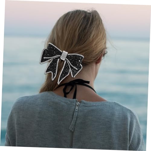 Veemoon 2 Stück Teiliges Strass Haarschleifen Haarspangen Damen Modisch Haarklammern für Hochzeit Party Alltag Vielseitige Haaraccessoires von Veemoon
